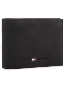 Tommy Hilfiger Duży Portfel Męski Johnson Cc Flap And Coin Pocket AM0AM00660/82566 Czarny