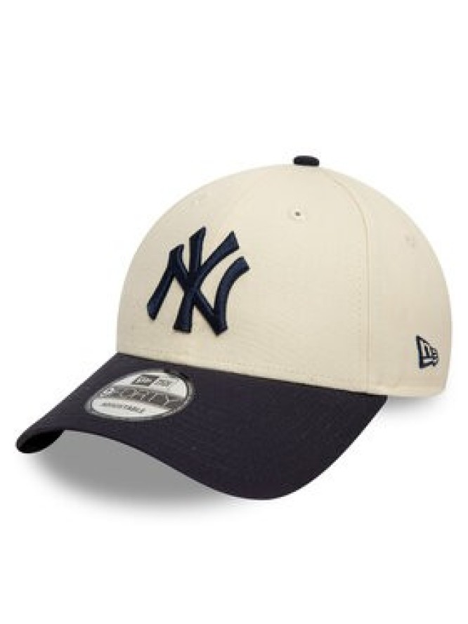 New Era Czapka z daszkiem Colourblock 9Forty New York Yankees 60595215 Beżowy