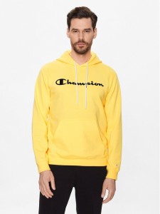 Champion Bluza 218528 Żółty Regular Fit