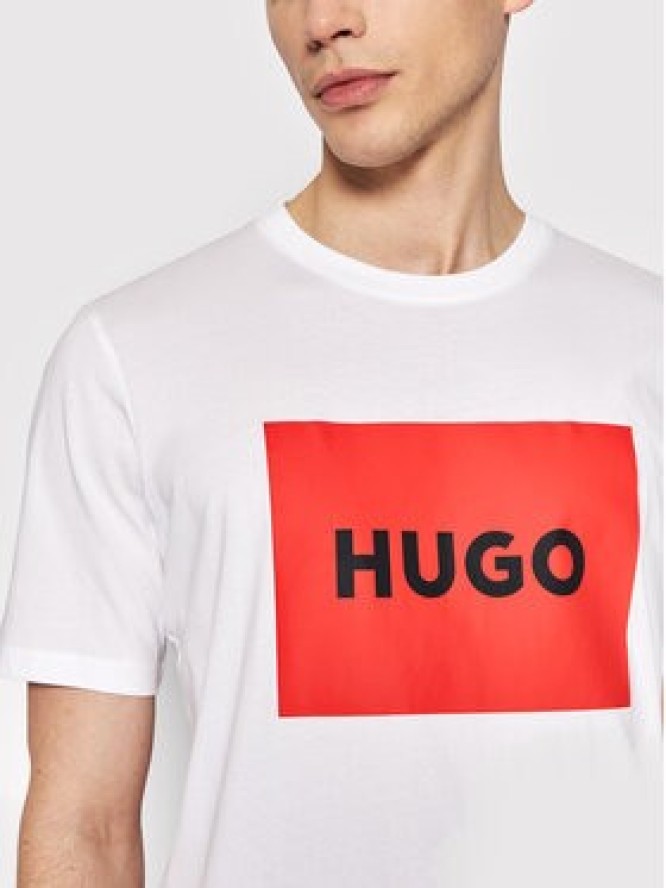 Hugo T-Shirt Dulive222 50467952 Biały Regular Fit