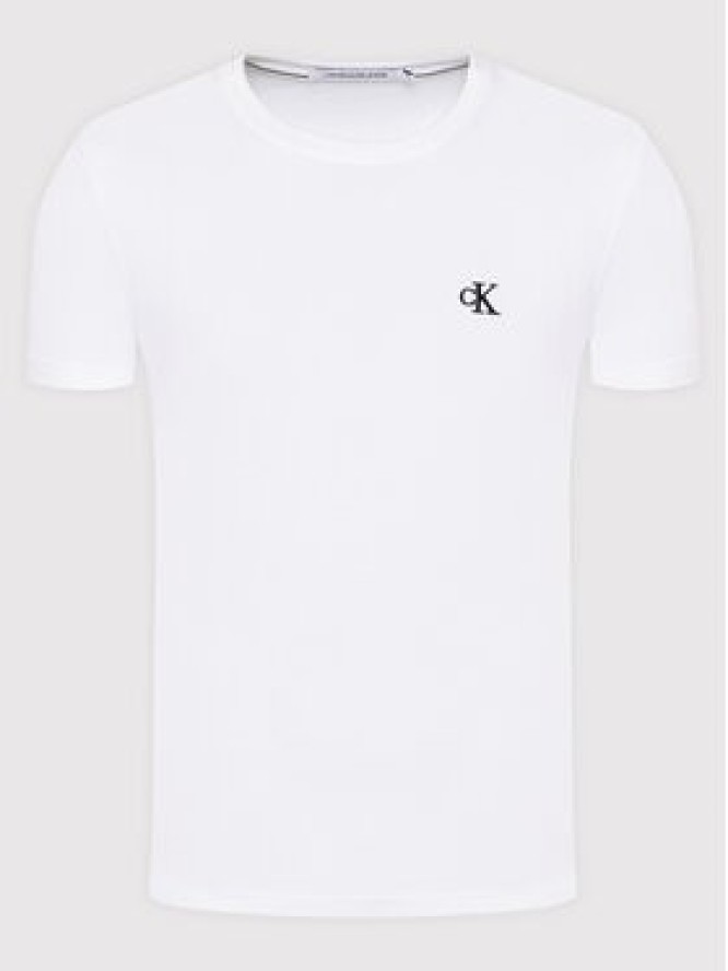 Calvin Klein Jeans T-Shirt Tee Shirt Essential J30J314544 Biały Slim Fit