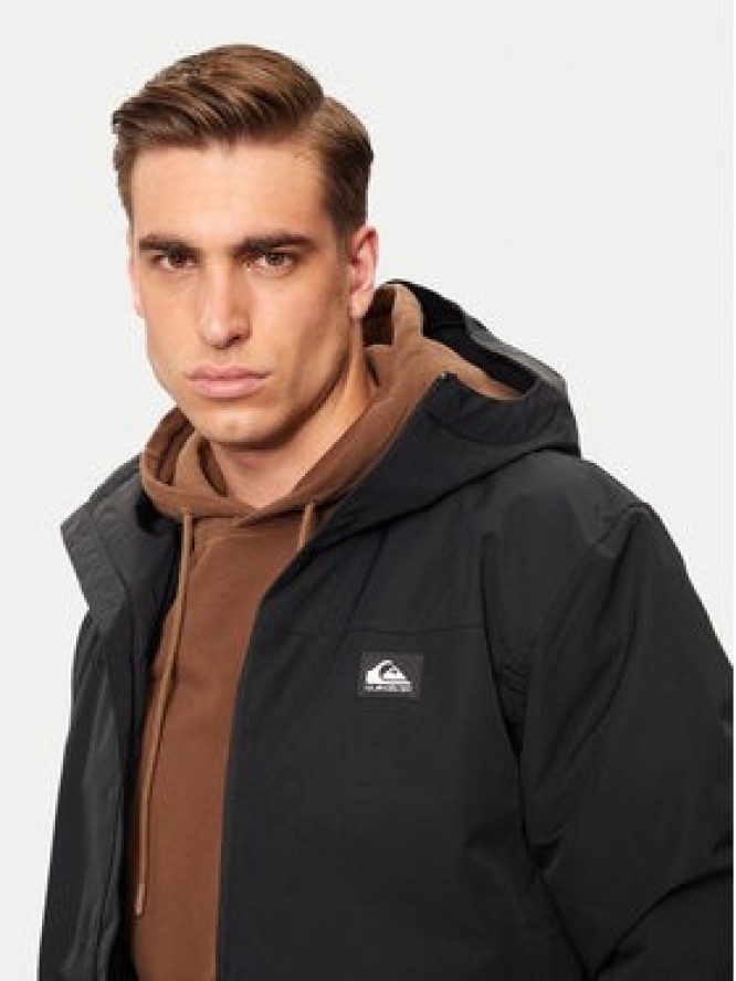 Quiksilver Kurtka przejściowa Overcast EQYJK04063 Czarny Regular Fit