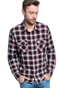 MĘSKA KOSZULA MATERIAŁOWA LEE CLEAN WESTERN SHIRT RED OCHRE L644RHOE