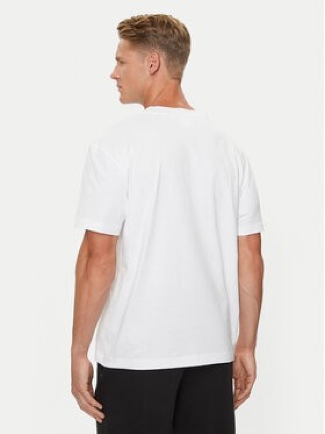 Calvin Klein T-Shirt Neck Logo K10K114091 Biały Regular Fit