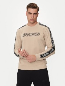 Guess Bluza Arlo Z4GQ24 K6ZS1 Beżowy Regular Fit