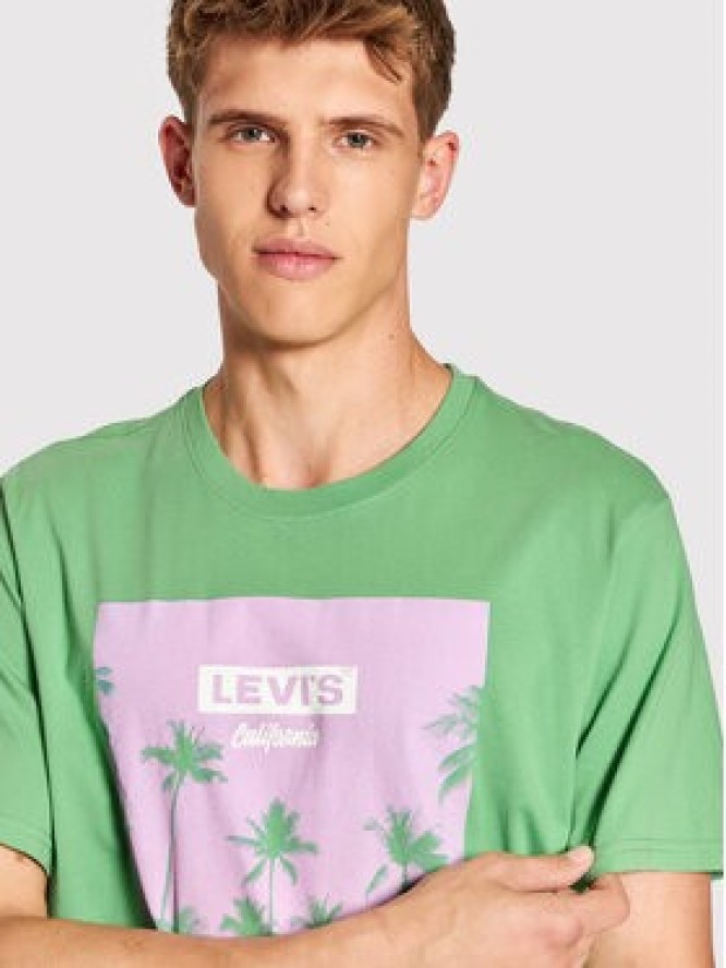 Levi's® T-Shirt 16143-0618 Zielony Relaxed Fit