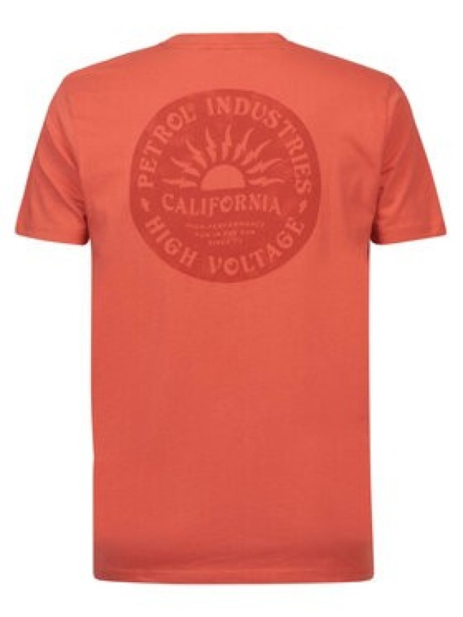 Petrol Industries T-Shirt M-1030-TSR668 Pomarańczowy Regular Fit