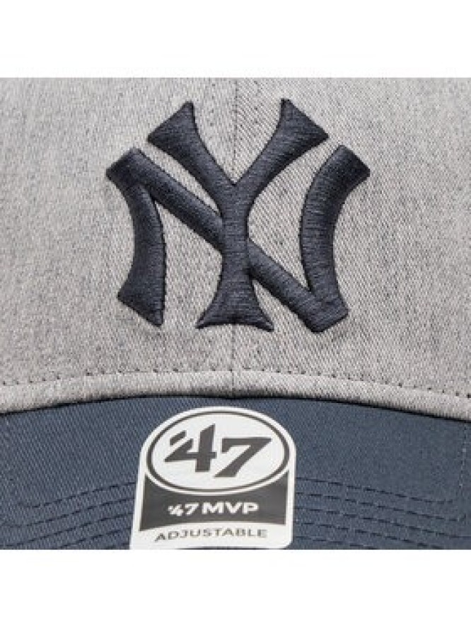 47 Brand Czapka z daszkiem Mlb New York Yankees Maulden Tt Snap '47 Mvp BCPTN-MLDTT17KHP-GY10 Szary