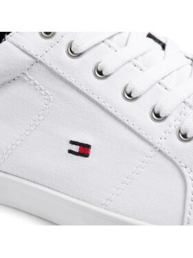 Tommy Hilfiger Sneakersy Iconic Long Lace Sneaker FM0FM01536 Biały