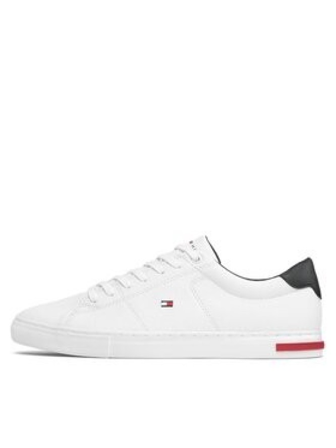 Tommy Hilfiger Sneakersy Essential Leather Detail Vulc FM0FM04047 Biały