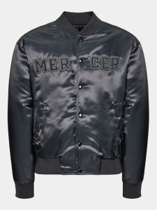 Mercer Amsterdam Kurtka bomber Unisex The Varsity MEAP233003 Szary Classic Fit