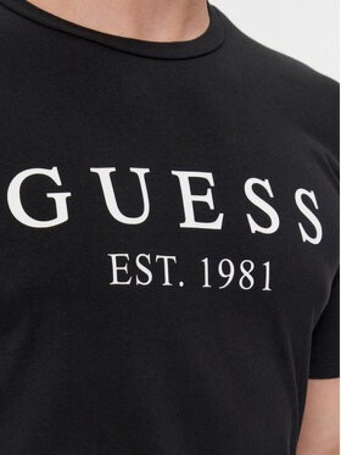 Guess T-Shirt U4RI22 K6YW0 Czarny Regular Fit