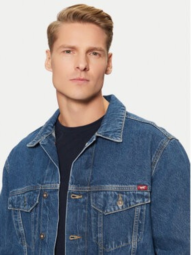 Mustang Kurtka jeansowa Dallas 1015542 Niebieski Regular Fit