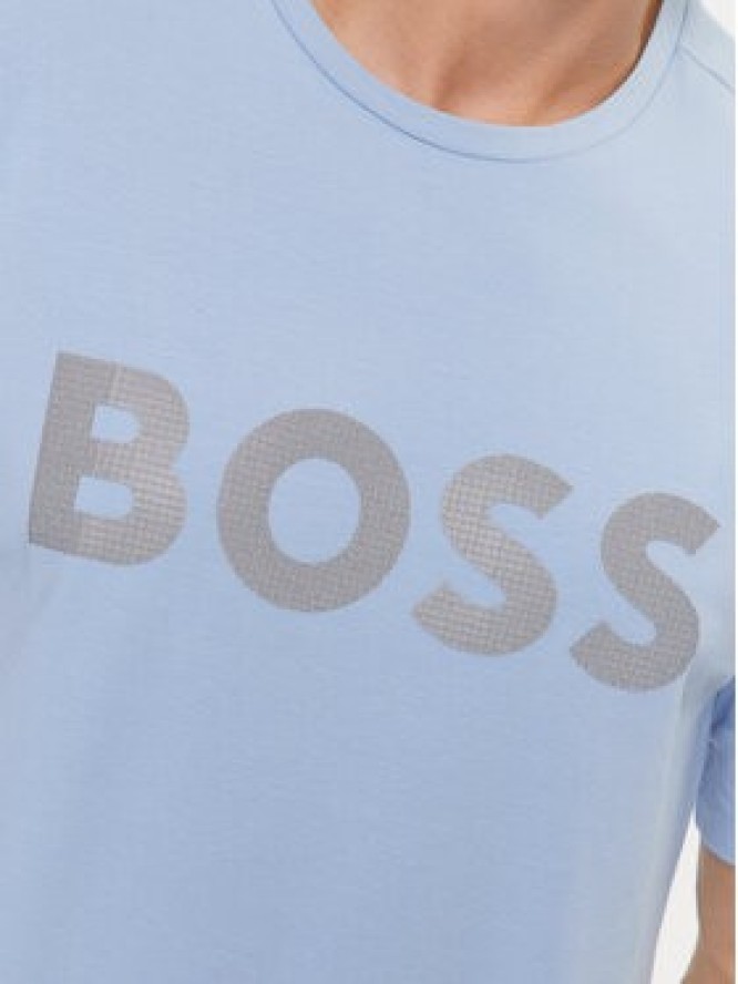 Boss T-Shirt Tee 8 50501195 Błękitny Regular Fit