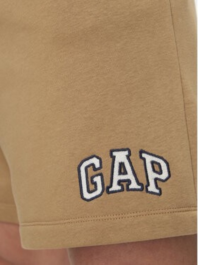 Gap Szorty sportowe 866764-00 Khaki Regular Fit