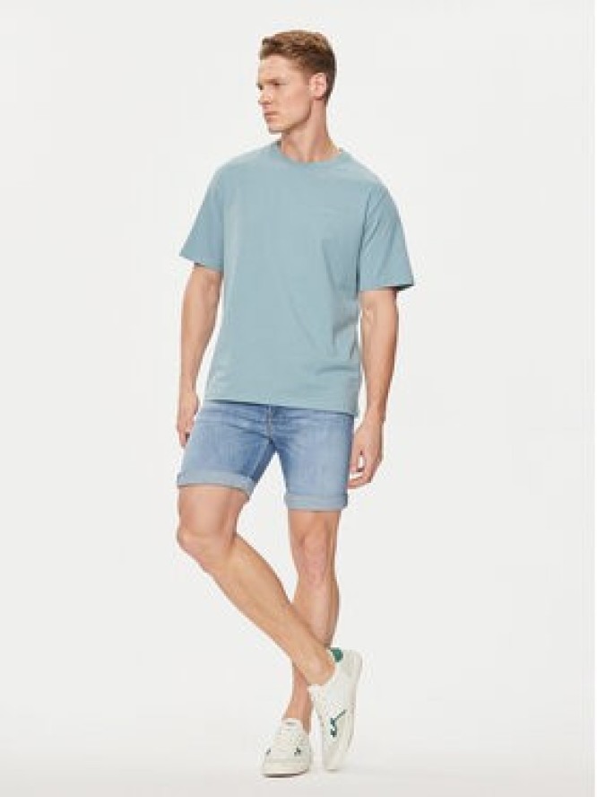 Pepe Jeans Szorty jeansowe Slim Short PM801080MN8 Niebieski Slim Fit