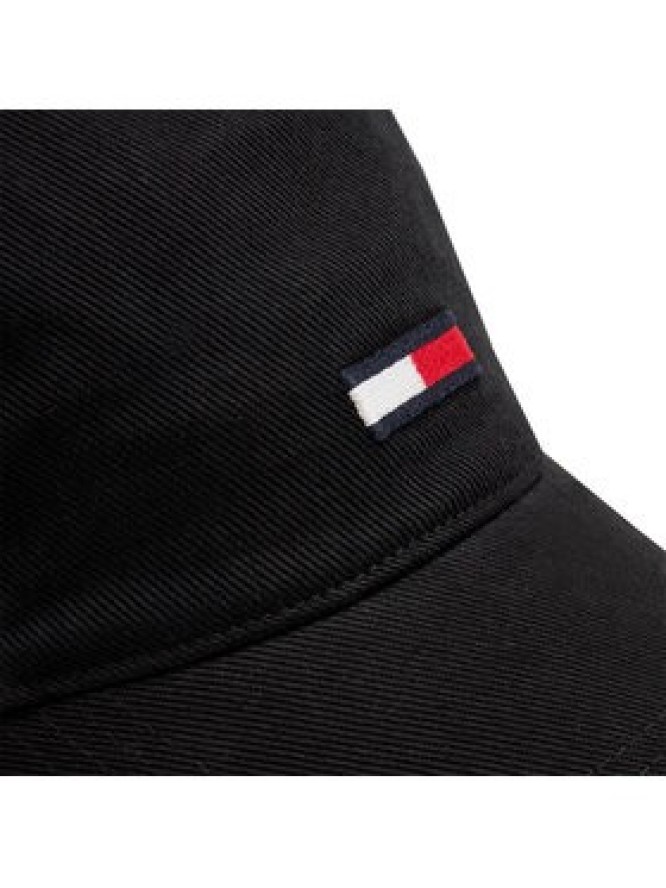 Tommy Jeans Czapka z daszkiem Tjm Elongated Flag Denim Cap AM0AM12427 Czarny