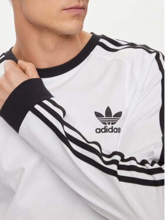 adidas Longsleeve Adicolor Classics 3-Stripes Long-Sleeve Top IA4879 Biały Slim Fit