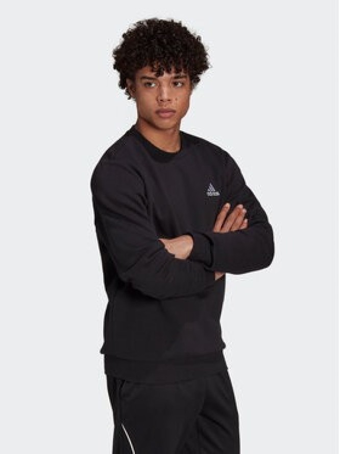 adidas Bluza Essentials Fleece Sweatshirt GV5295 Czarny Regular Fit