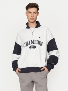 Champion Bluza 220435 Szary Regular Fit