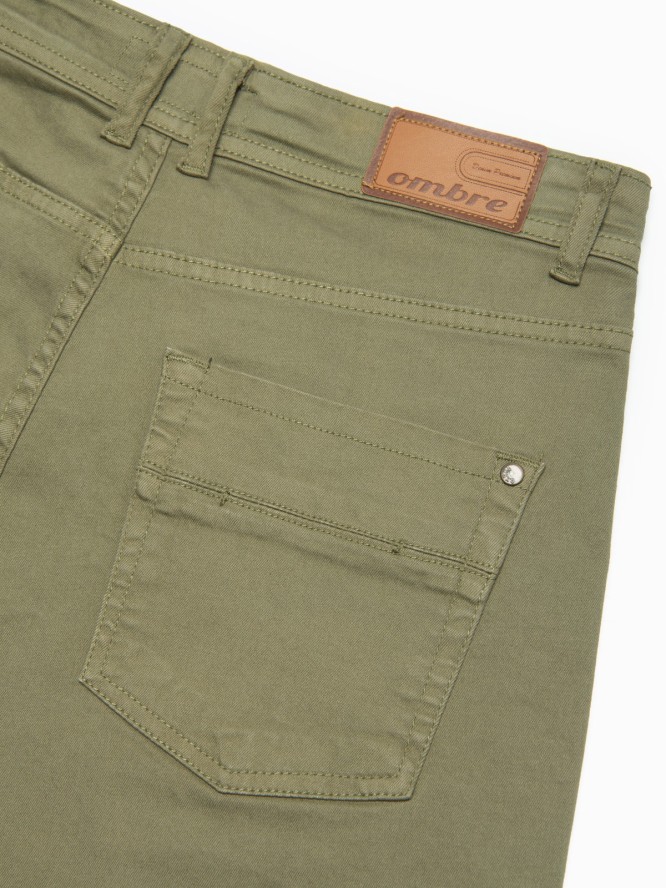 Szorty męskie CHINO - khaki V14 OM-SRDS-0103 - L