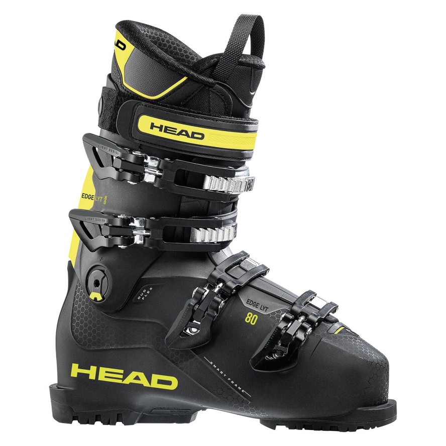 Buty Narciarskie Męskie Head Edge Lyt 80 HV Black/Yellow 2024