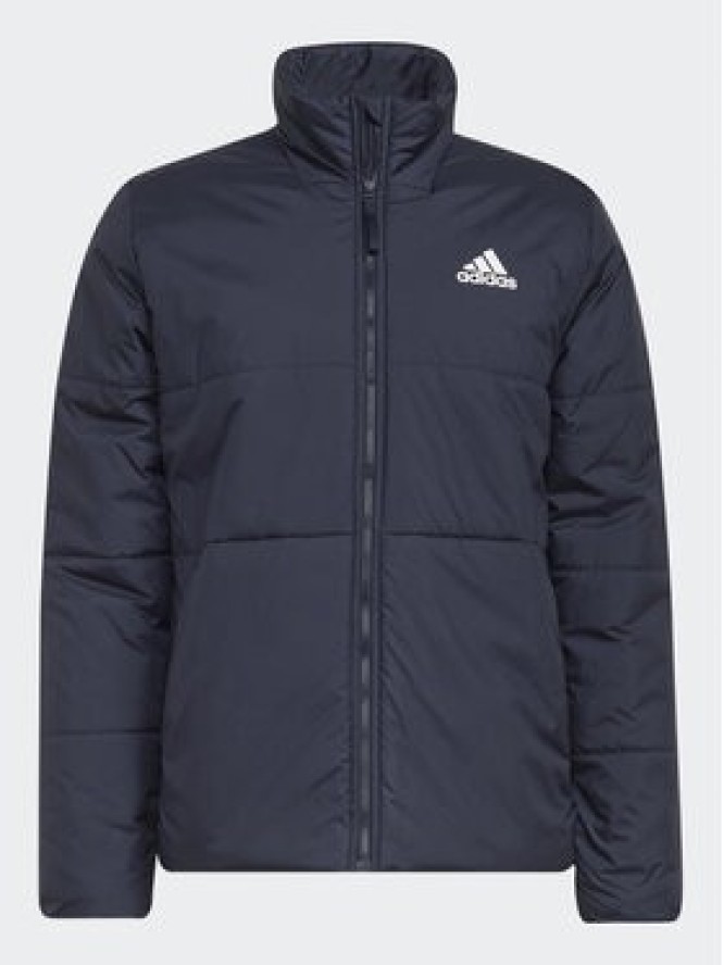 adidas Kurtka puchowa Bsc 3-Stripes HG6272 Granatowy Regular Fit