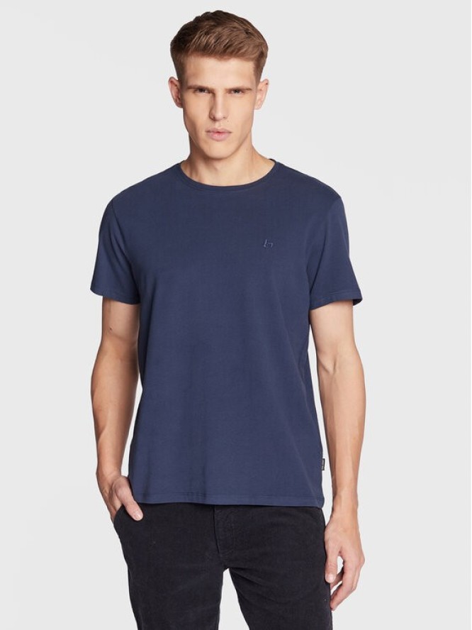 Blend T-Shirt Dinton 20714824 Granatowy Regular Fit