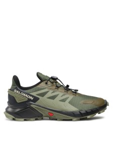 Salomon Buty do biegania Supercross 4 L47205100 Khaki