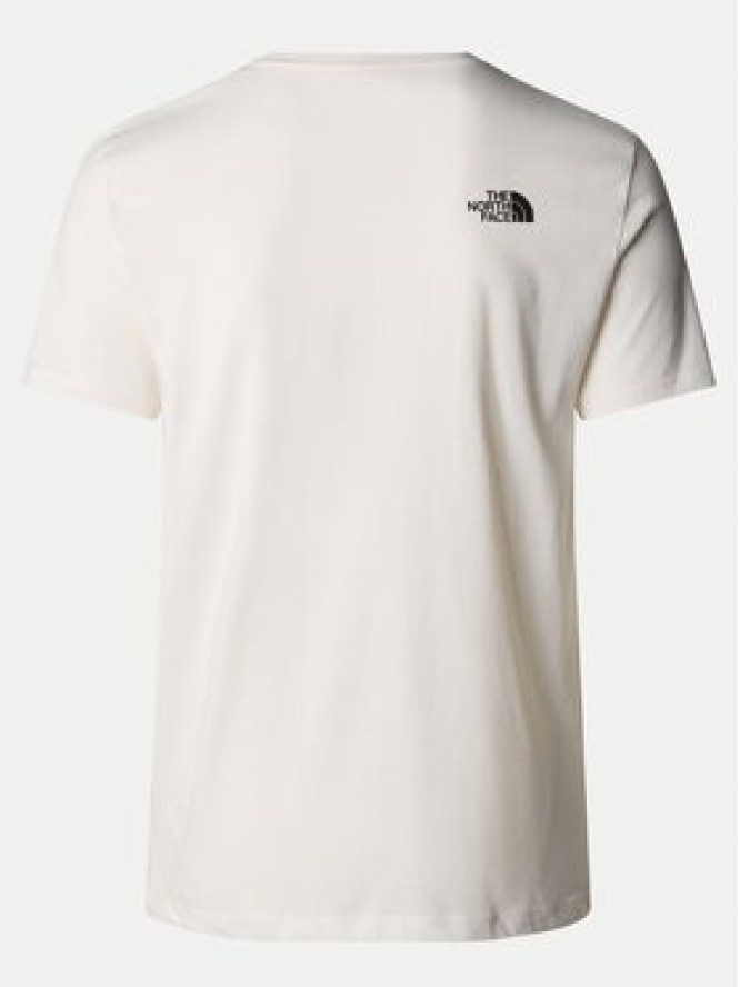 The North Face T-Shirt Foundation Coordinates NF0A882Z Écru Regular Fit