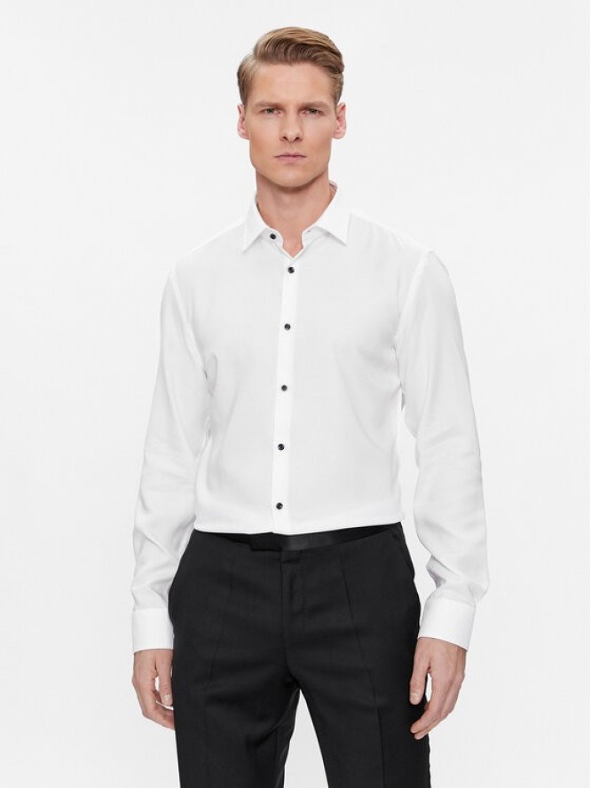 Hugo Koszula Kenno 50500998 Biały Slim Fit