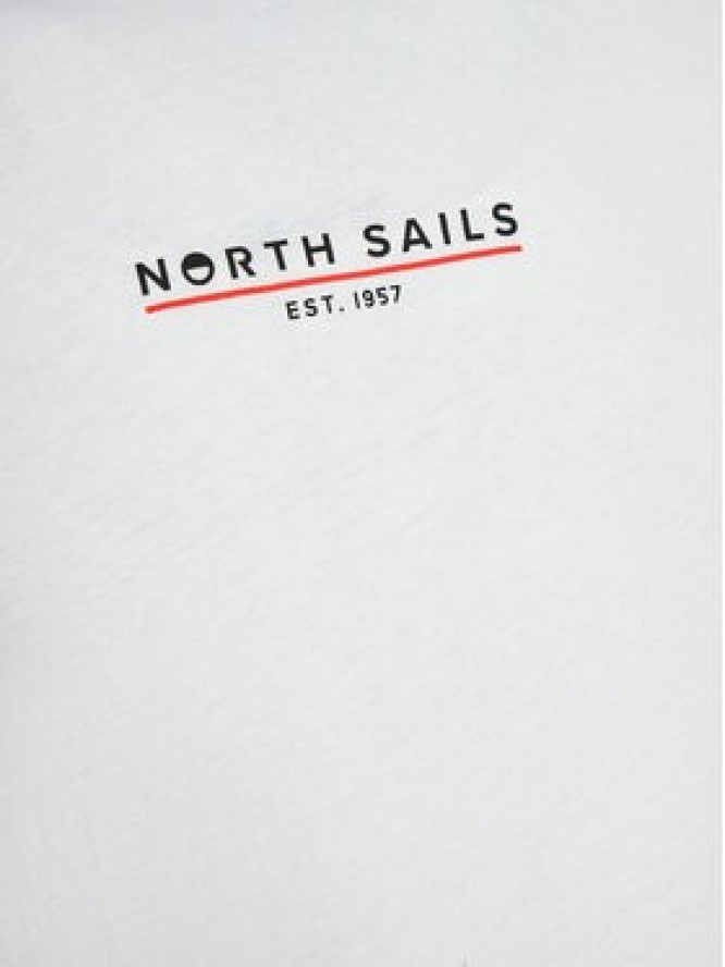 North Sails T-Shirt 692974 Biały Comfort Fit