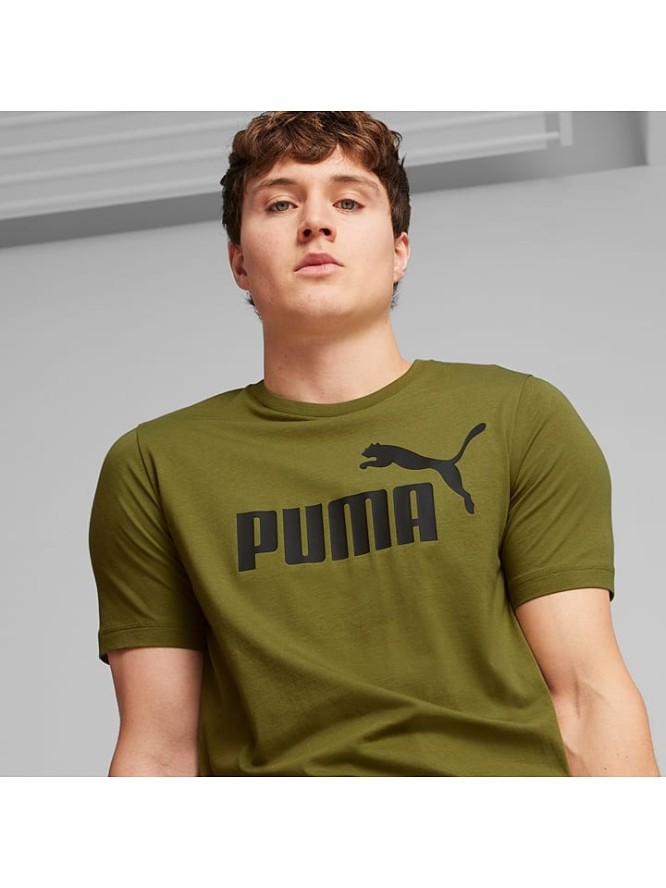 Puma Koszulka "ESS" w kolorze khaki rozmiar: XL