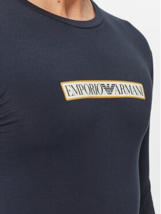 Emporio Armani Underwear Longsleeve 111023 3F517 00135 Granatowy Regular Fit