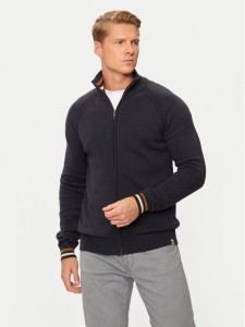 INDICODE Sweter Samson 35-769 Granatowy Regular Fit