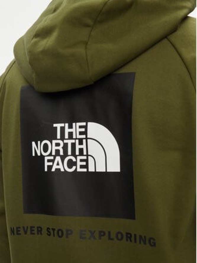 The North Face Bluza Redbox NF0A2ZWU Zielony Regular Fit