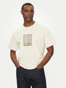 Jack&Jones T-Shirt Islington 12273019 Écru Loose Fit