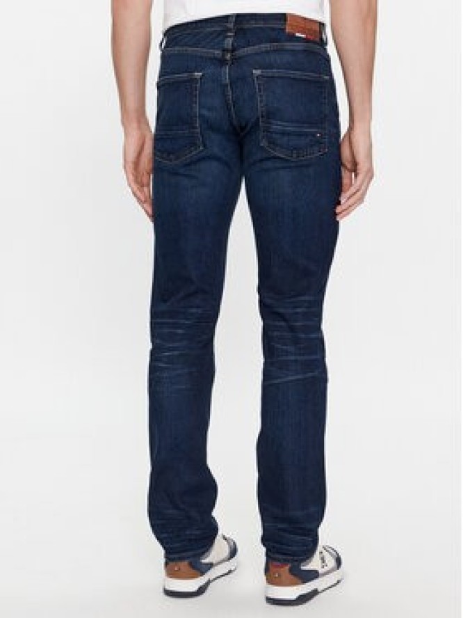 Tommy Hilfiger Jeansy Denton MW0MW33973 Granatowy Straight Fit