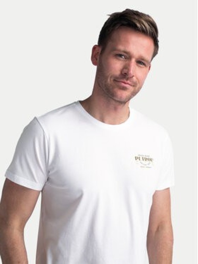 Petrol Industries T-Shirt M-1040-TSR603 Biały Regular Fit