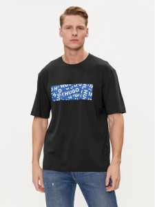 Hugo T-Shirt Nalayo 50515203 Czarny Regular Fit