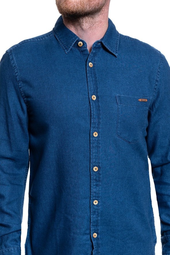 MĘSKA KOSZULA JEANSOWA MUSTANG CASPER SOFT TWILL 1009892 5335