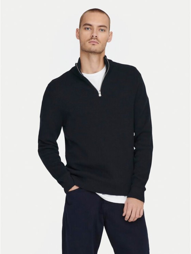 Only & Sons Sweter 22023210 Granatowy Regular Fit