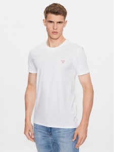 Guess T-Shirt M2YI24 J1314 Biały Slim Fit