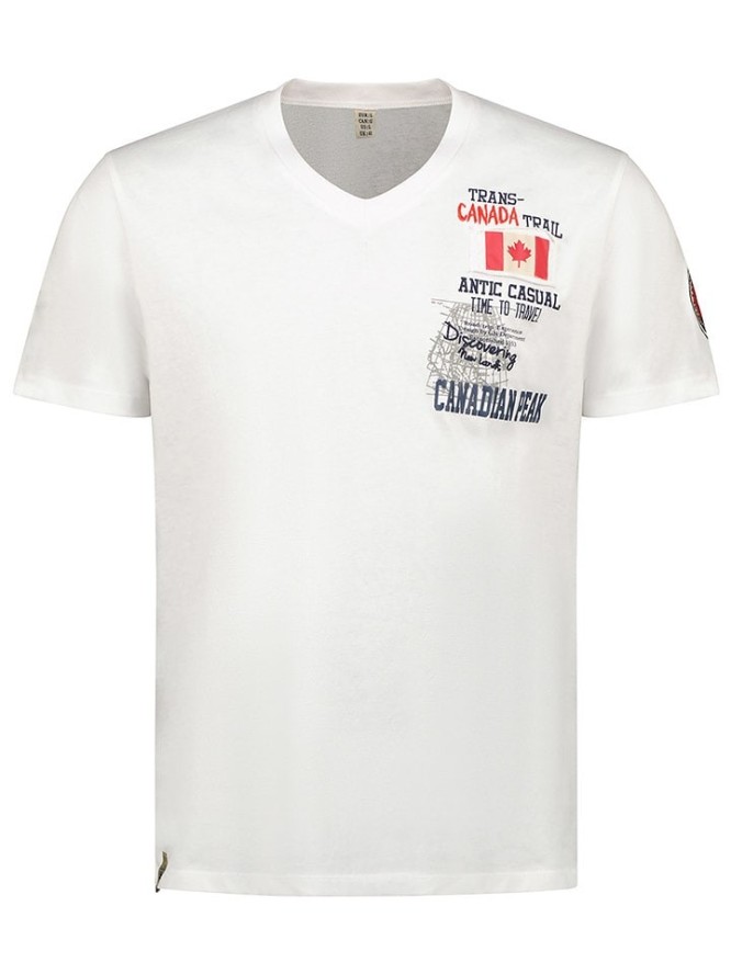 Canadian Peak Koszulka "Jantrail" w kolorze białym rozmiar: XXL
