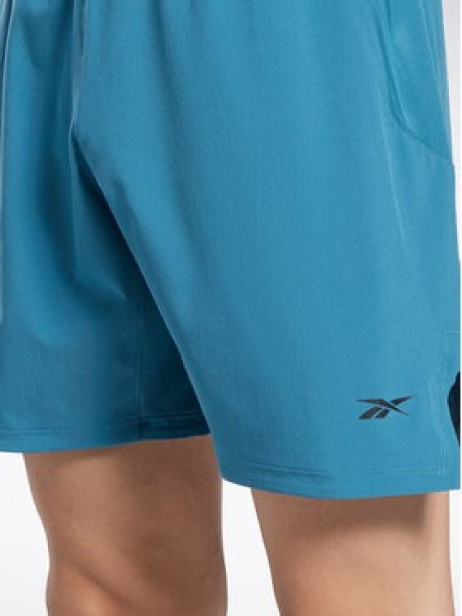 Reebok Szorty sportowe Strength 3.0 Shorts HS5938 Niebieski