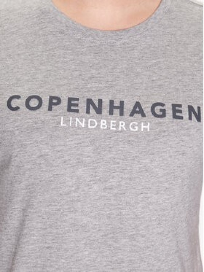 Lindbergh T-Shirt 30-400200 Szary Regular Fit