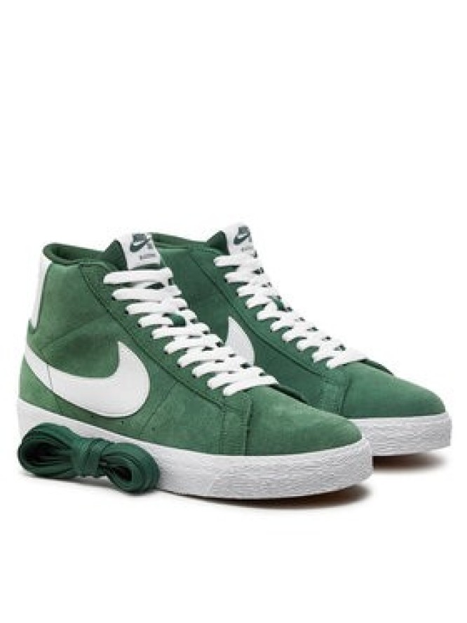 Nike Sneakersy Sb Zoom Blazer Mid FD0731 300 Zielony