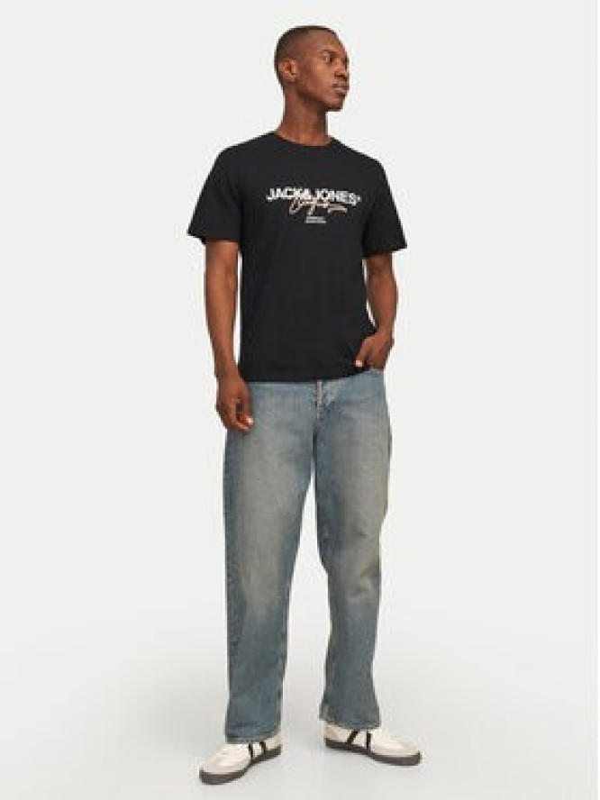 Jack&Jones T-Shirt Joraruba 12255452 Czarny Standard Fit
