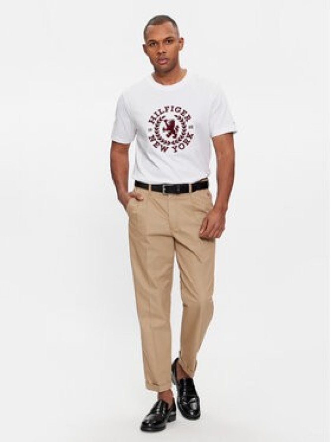 Tommy Hilfiger T-Shirt Big Icon Crest Tee MW0MW33682 Biały Regular Fit