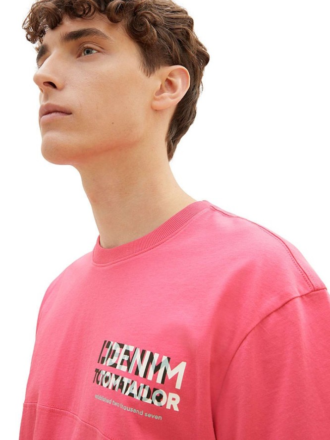 Tom Tailor Koszulka w kolorze różowym rozmiar: L